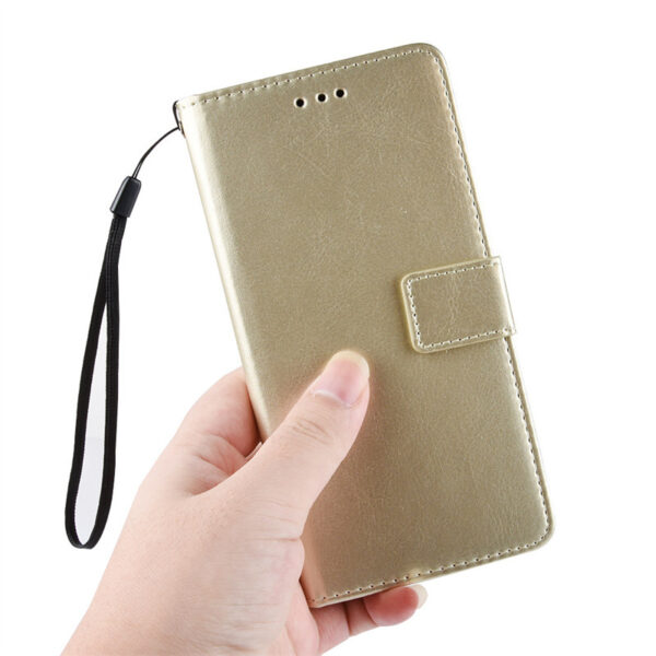 Wiko Power U Serie Mode Handyhülle Wiko Power U20 Crazy Horse Leder #1583 – Bild 2