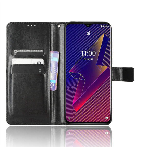 Wiko Power U Serie Mode Handyhülle Wiko Power U20 Crazy Horse Leder #1583 – Bild 3