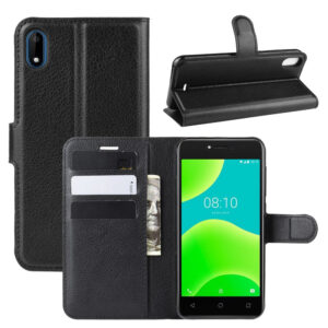 Wiko Y Serie Handyhülle Litschi-Hautmuster Wiko Y50 Mode PU #1607