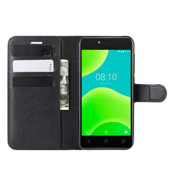 Wiko Y Serie Handyhülle Litschi-Hautmuster Wiko Y50 Mode PU #1607 – Bild 2