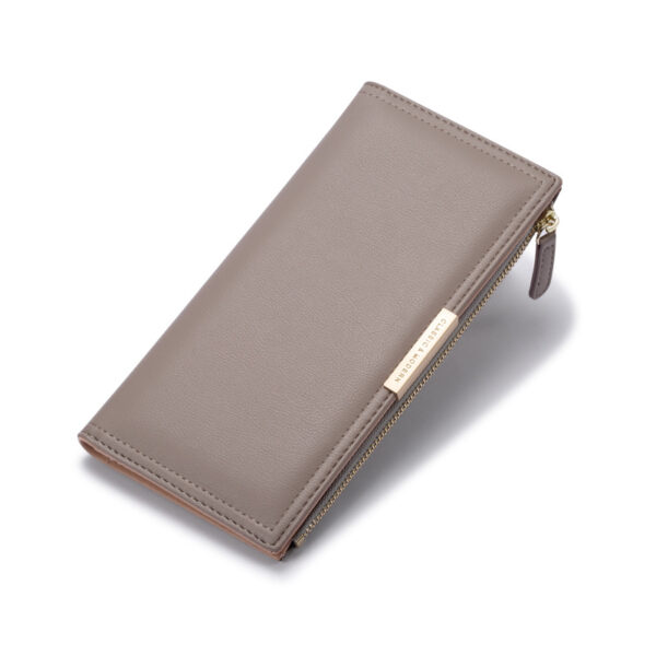 Geldbörsen Und Taschen Mode Einfarbig PU Geldbörse Universal #3384 – Bild 3