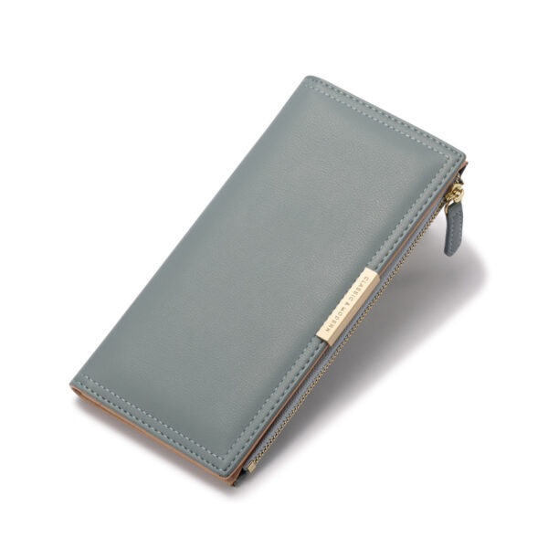 Geldbörsen Und Taschen Mode Einfarbig PU Geldbörse Universal #3384 – Bild 4