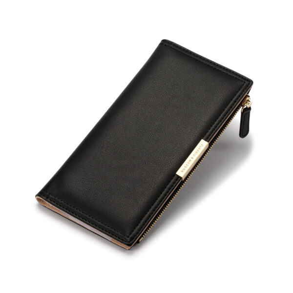 Geldbörsen Und Taschen Mode Einfarbig PU Geldbörse Universal #3384 – Bild 5
